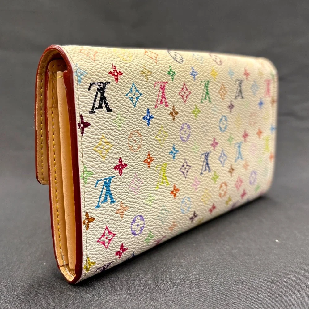 Louis Vuitton Murakami Sarah Wallet Multicolor Monogram Canvas - Picture 9 of 13